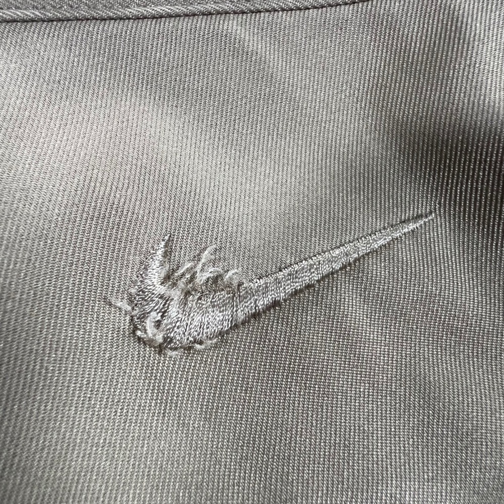 NIKE Golf Pants Mens 34x32 Khaki Good Dri-FIT Flat Front Trousers 472532-235 - Picture 14 of 16